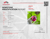 Rhodolite Garnet 3.95 Carats Oval Cut